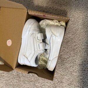 Vans Toddler White Sneakers